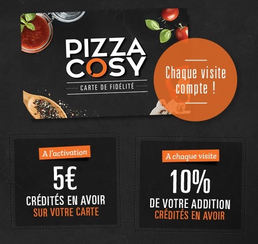 programme fidelite pizza cosy