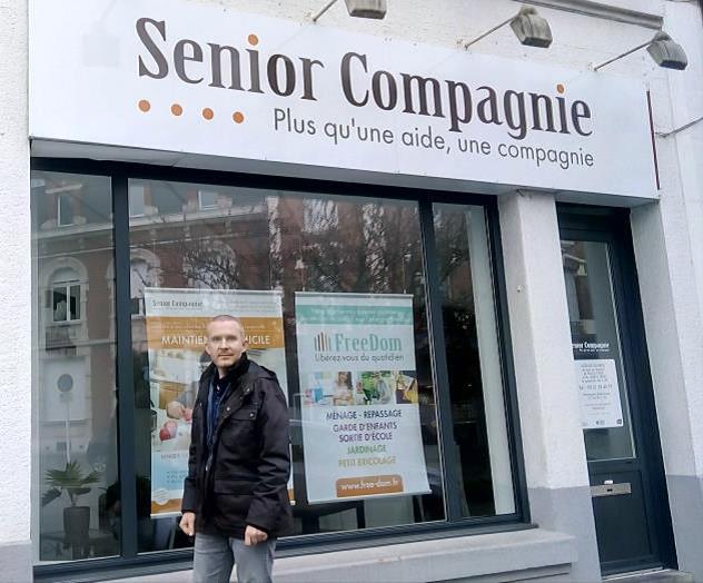 jean-hubert lepine, franchisé senior compagnie free dom à cambrai