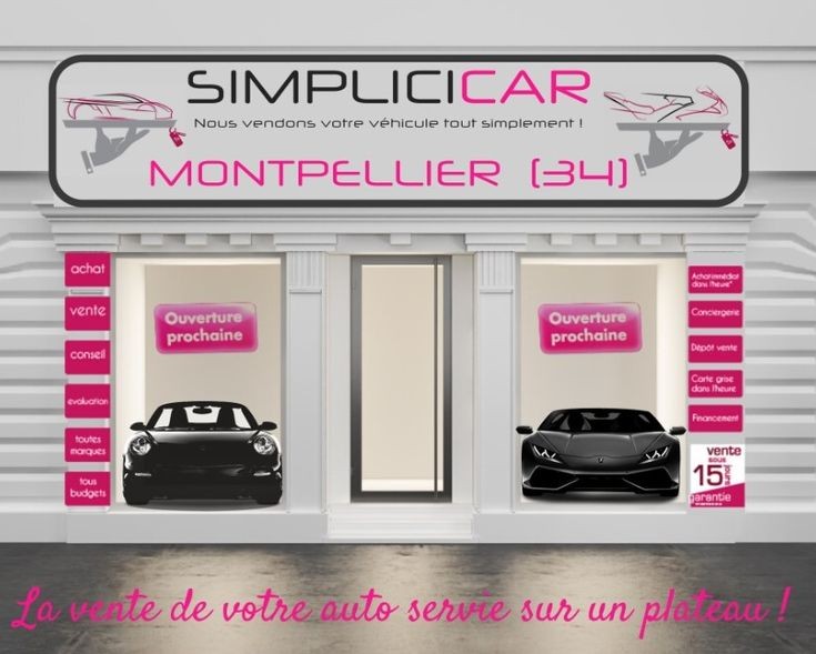 agence de vente de voitures d'occasion simplici car à montpellier