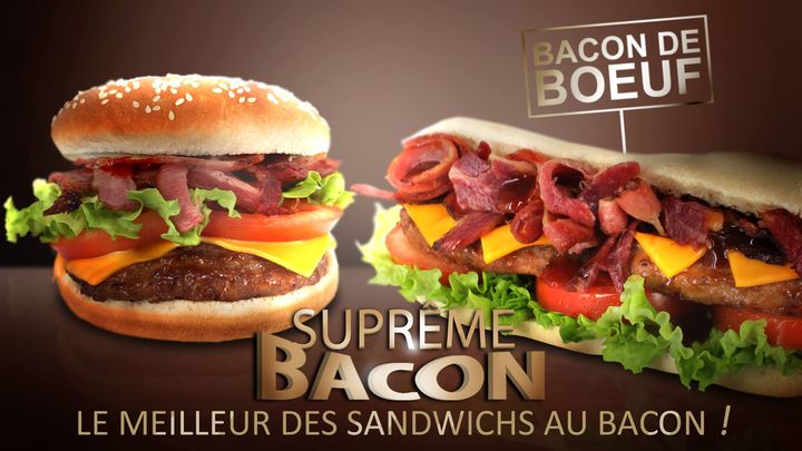 burger halal au bacon de boeuf dans les restaurant le special