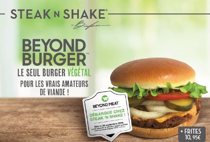 burger vegan beyond meat chez steak n shake