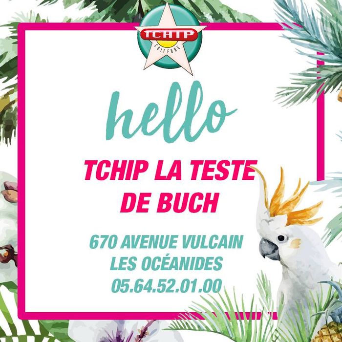 nouveau salon de coiffure tchip à la teste de buch, sur le bassin d'arcachon