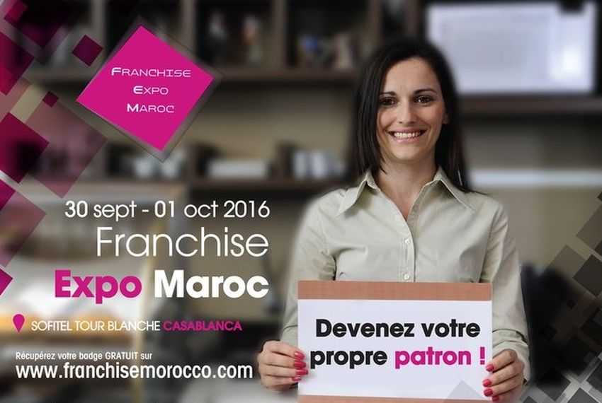 affiche franchise expo maroc 2016