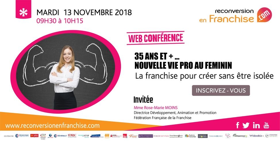 web conférence autour de la création d'entreprise en franchise par les femmes