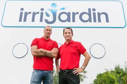 Frédérick Bousquet et Ives Allibert de l'enseigen Irrijardin