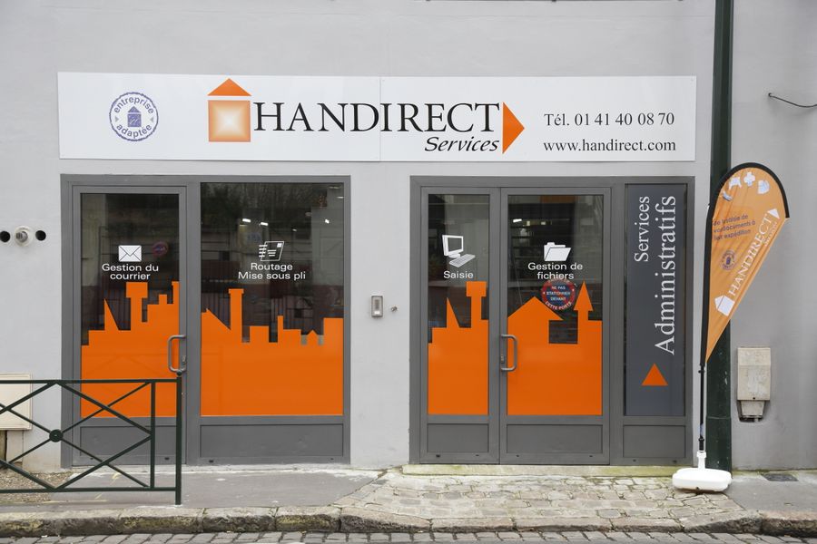 handirect devanture agence