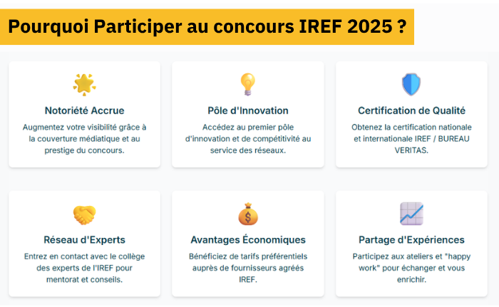 Avantages concours IREF