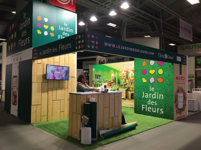 Stand Le Jardin des Fleurs à Franchise Expo