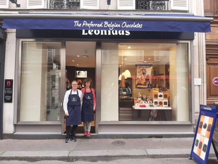 Magasin Leonidas de la rue Poncelet à Paris