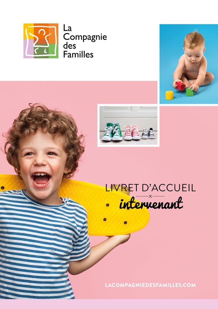 Couverture du livret d'accueil intervenant La Compagnie des Familles