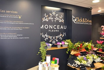 magasin Monceau Fleurs rénové