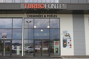 Façade du magasin TURBO FONTE de Saint-Etienne