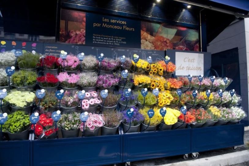 Magasin Monceau Fleurs libre services