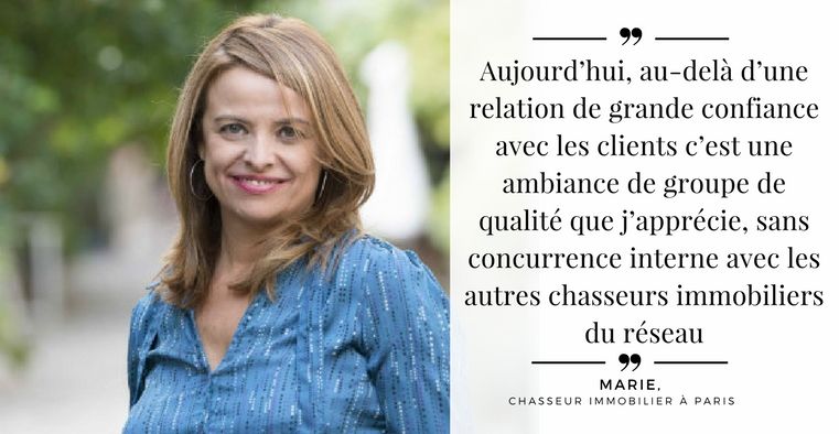 Net Acheteur témoignage Marie chasseur immobilier Paris