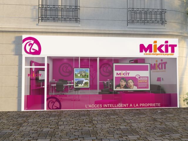 Façade d'agence Mikit