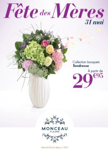 Monceau Fleurs Une Campagne Sur Tf1 Pour La Fête Des Mères