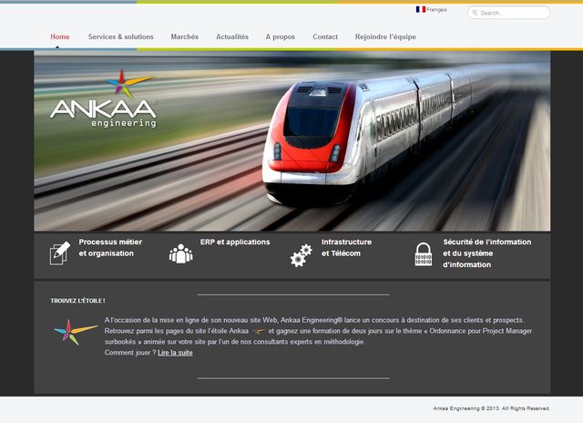Franchise Ankaa Engineering nouveau site
