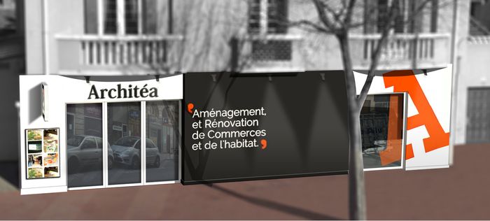 Franchise Architea vitrine magasin