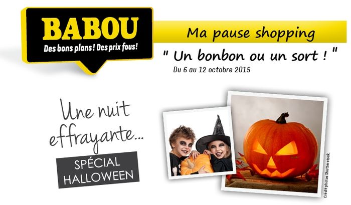 Franchise Babou opération Halloween 2015