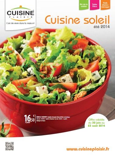 Franchise Cuisine Plaisir catalogue été 2014