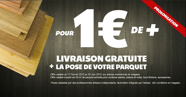 Franchise DecoPlus Parquet opération pose à 1€