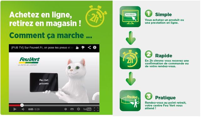 Franchise Feu Vert web-to-store click and collect