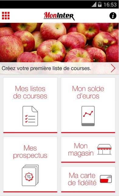 Franchise Intermarché application mobile 