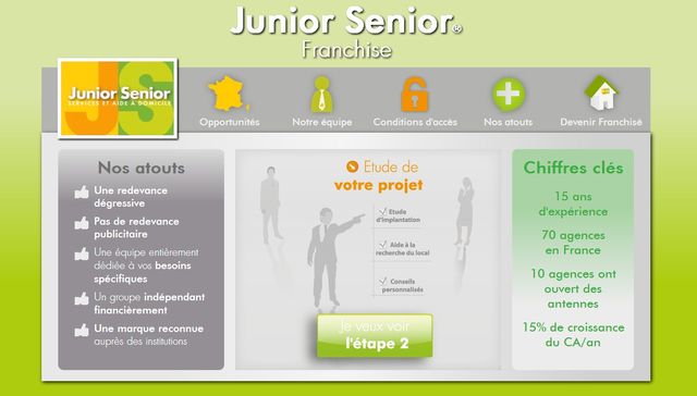 Nouveau site Franchise Junior Senior