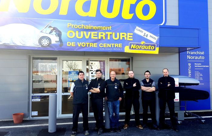 Norauto Inaugure Un Nouveau Centre Automobile Franchise A Saint Etienne De Saint Geoirs