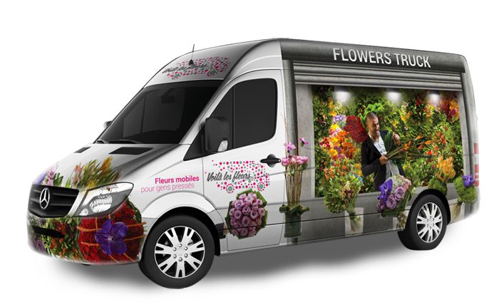Franchise Voilà les Fleurs Flowers Truck