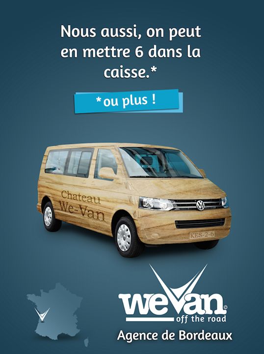 Franchise We Van location de vans Bordeaux