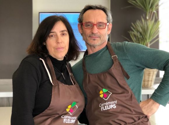 Un couple de franchisés pour la nouvelle boutique Carrément Fleurs de Perpignan
