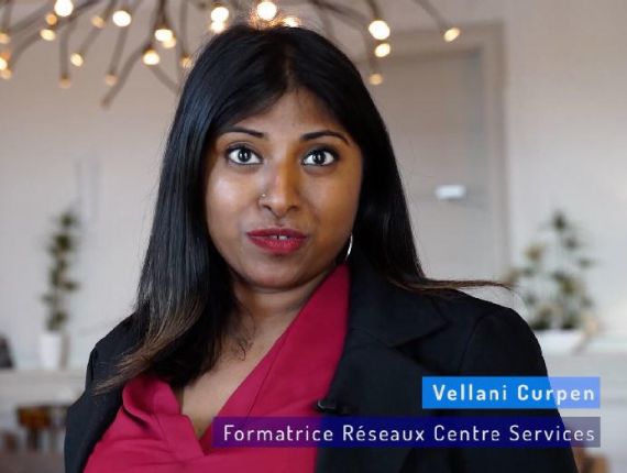 "Mon rôle est de former les nouveaux franchisés Centre Services aux méthodes du réseau", Vellani Curpen, formatrice