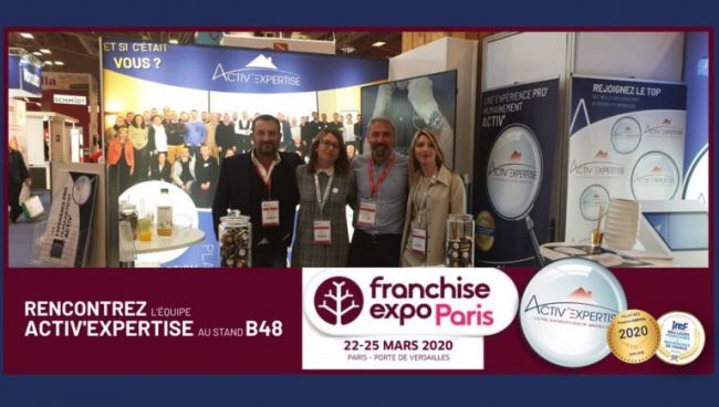 Activ’Expertise donne rendez-vous aux entrepreneurs au salon Franchise Expo