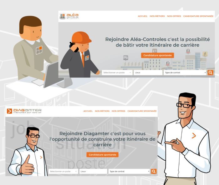 Diagamter lance deux nouveaux sites de recrutement