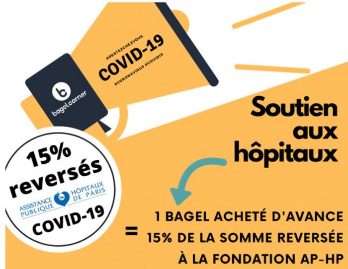 Coronavirus : Bagel Corner lance une campagne Ulule pour soutenir la Fondation AP-HP