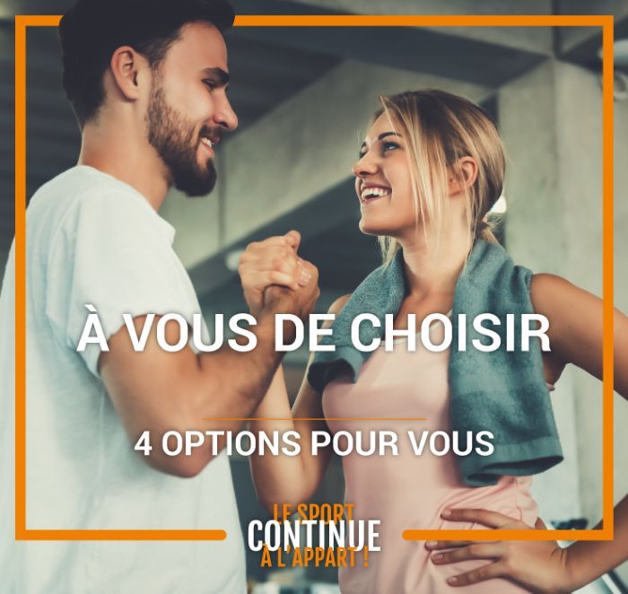L'Appart Fitness : un sondage auprès des adhérents pour définir les modalités de compensation