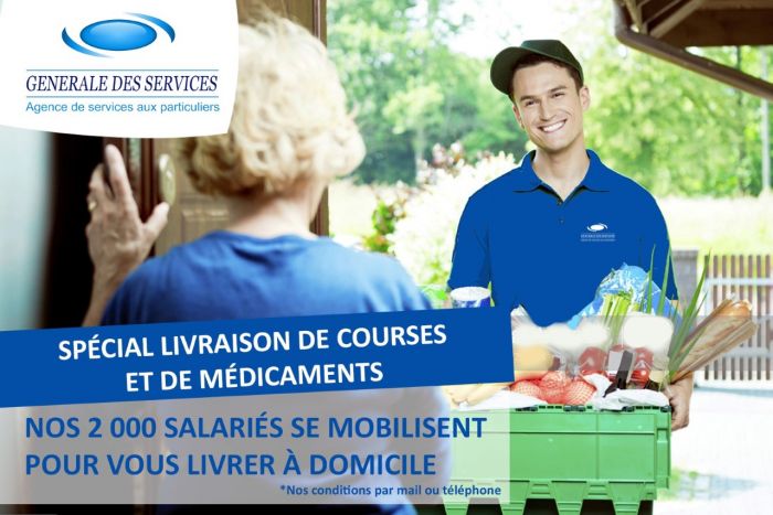 Coronavirus : Générale des Services développe un service de livraisons de courses & médicaments