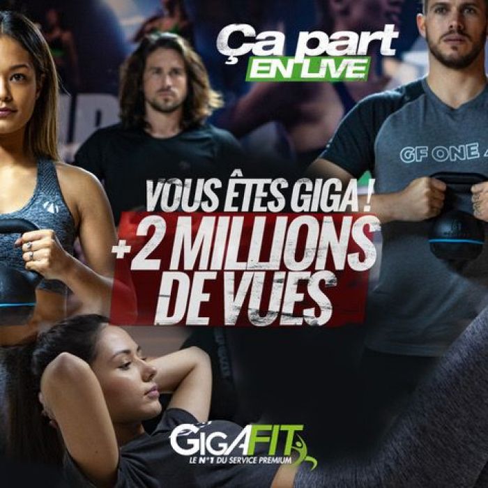 Covid-19 : les cours en ligne de Gigafit attirent beaucoup d’internautes