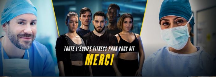 Fitness Park remercie le personnel soignant avec 10.000 heures de cours coachés