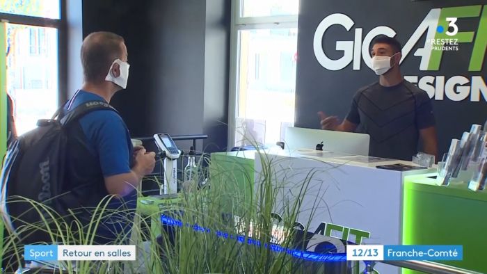 Reprise d’activité dans les salles de sport : Gigafit mis en lumière sur France 3