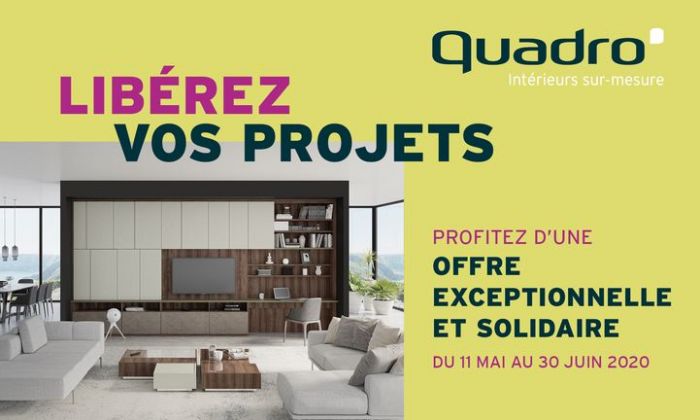 Quadro accompagne la reprise de ses partenaires avec une offre spéciale solidarité