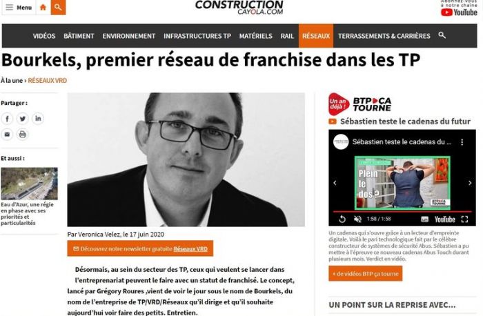 La presse spécialisée s’intéresse de près à Bourkels