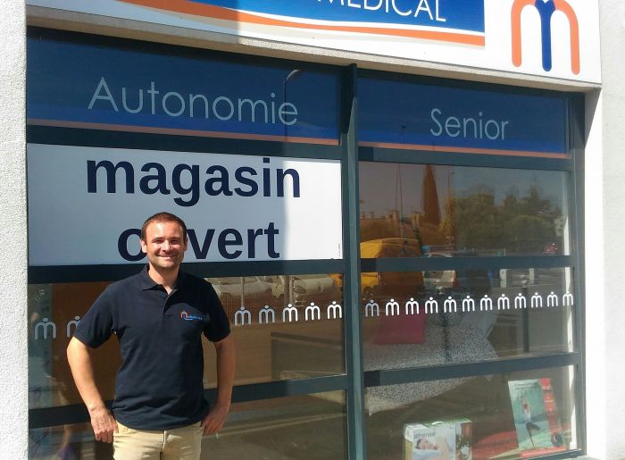 « C’est une franchise à taille humaine où les contacts sont réguliers entre nous », Sébastien Gayard (franchisé Médical’Isle de Morières-les-Avignon)