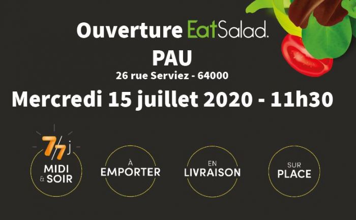Eat Salad ouvre son 37e établissement franchisé à Pau