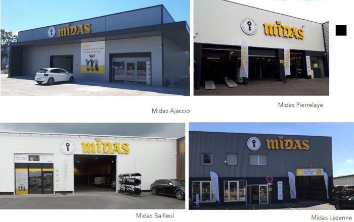 Midas annonce quatre ouvertures de centres pour l’été