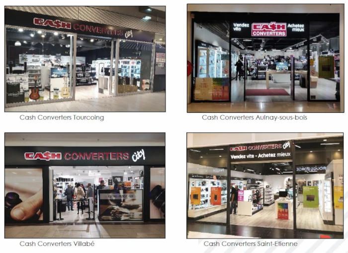 Le concept Cash Converters City performe en centres commerciaux