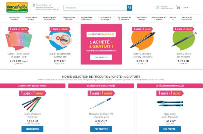 Bureau Vallée analyse les achats de la rentrée