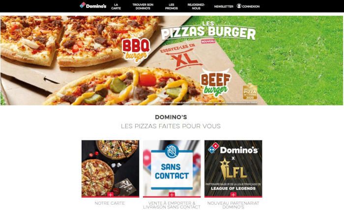 L’enseigne Domino’s Pizza élue « Meilleure pizza de l’année 2020 »