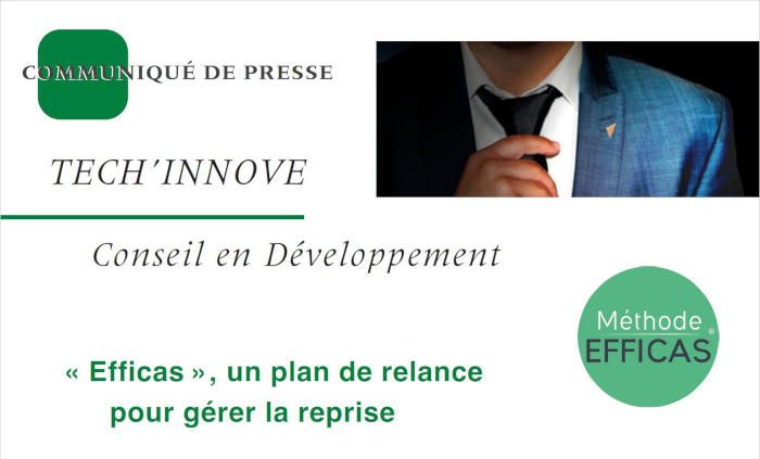 La franchise Tech’Innove lance la méthode Efficas pour soutenir la relance des PME
